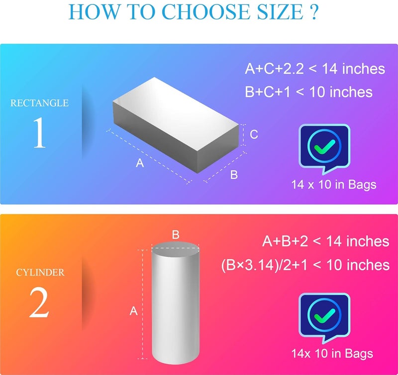 AOUKAR Shrink Wrap Bags, 100Pcs 10x14 Inch Clear PVC Heat Shrink Wrap for Shoes, Soap, Book, Bath Bombs, Film DVD/CD, Candles, Jars and Homemade DIY Projects - Image 4